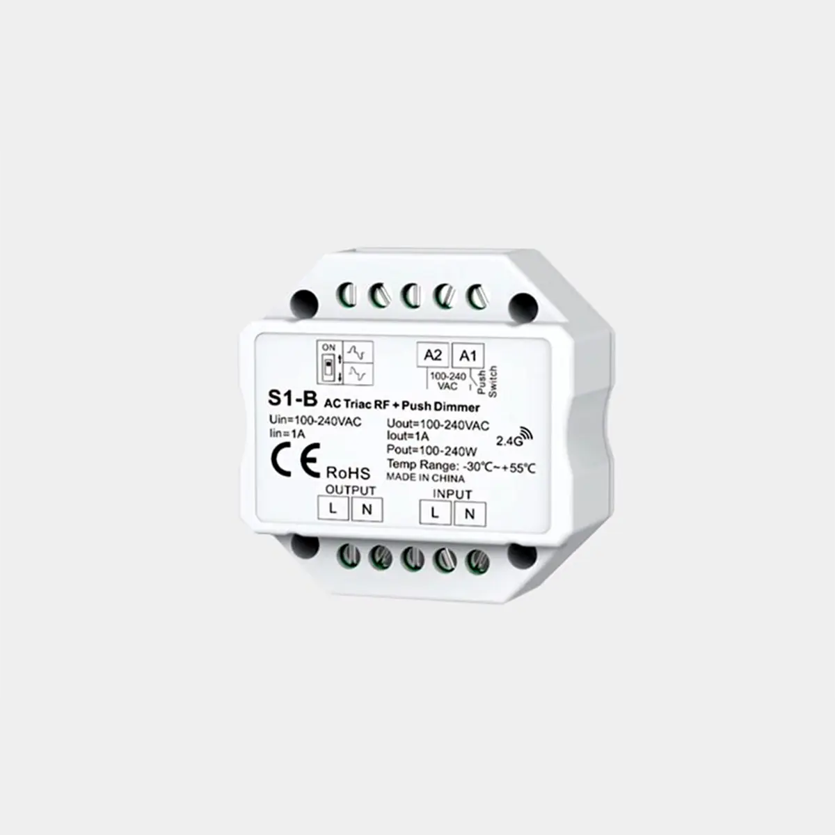 Контроллер (диммер) Q&F S1-B 220V 1.5A (для QS10, QS4, K1-1, QR11, QR1)