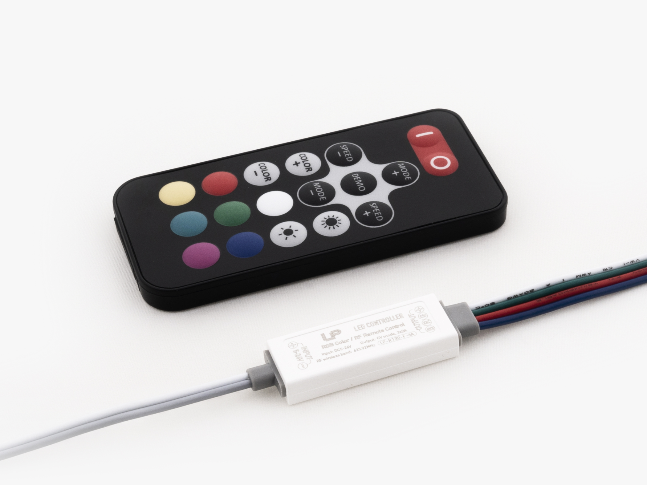 Монтаж: Контроллер RGB R-130 Mini RF 6A (RGB)