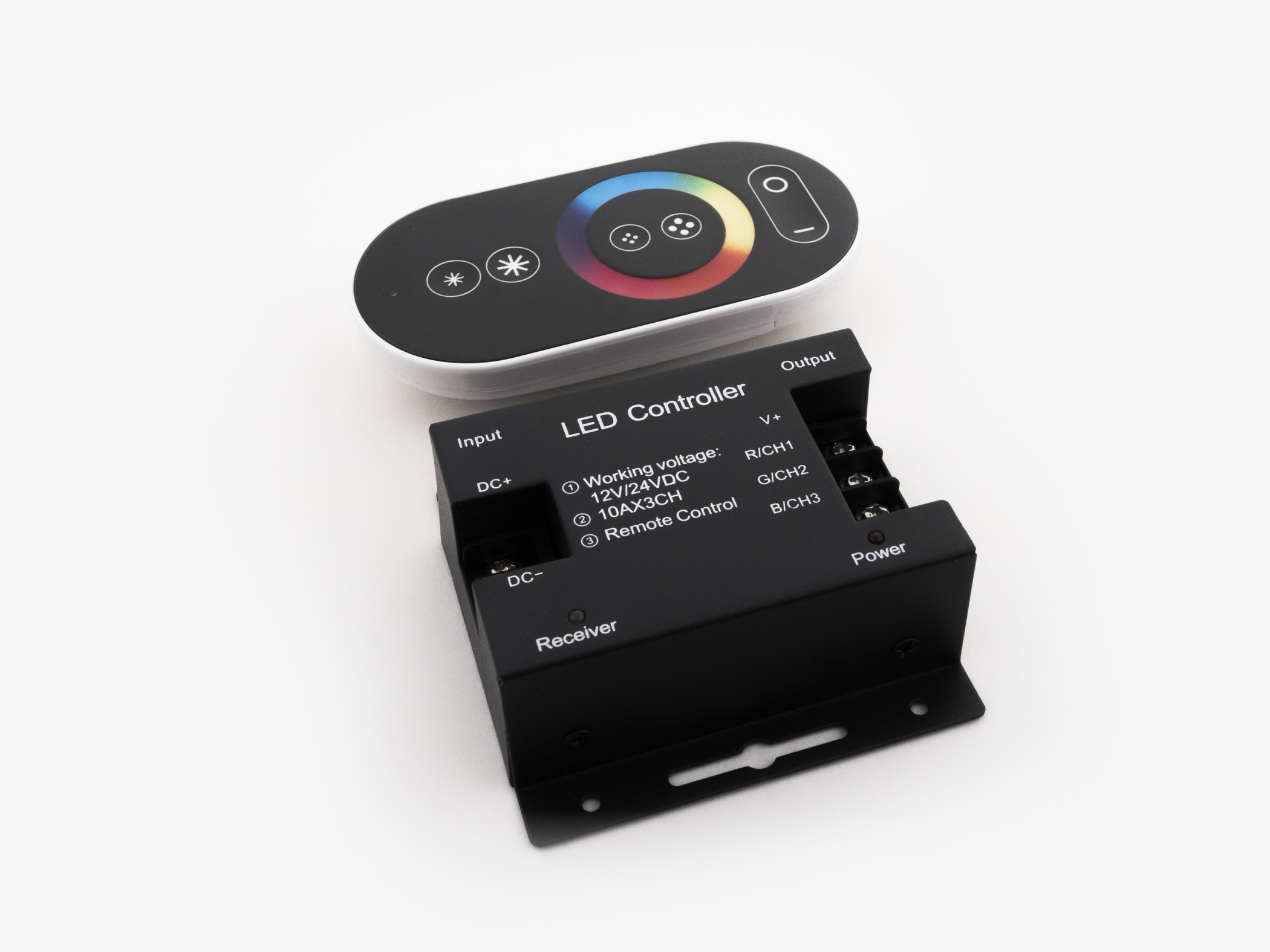 Монтаж: Контроллер RGB T3 RF 30A сенсорный ПДУ (RGB)