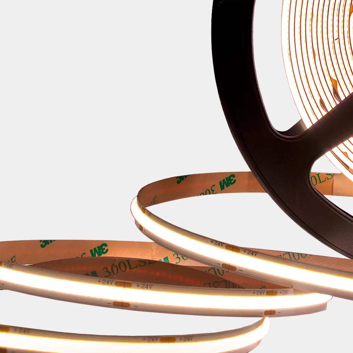 Лента светодиодная Q&F FOB 24V 10W Премиум 480LED 998Лм/м (IP20)