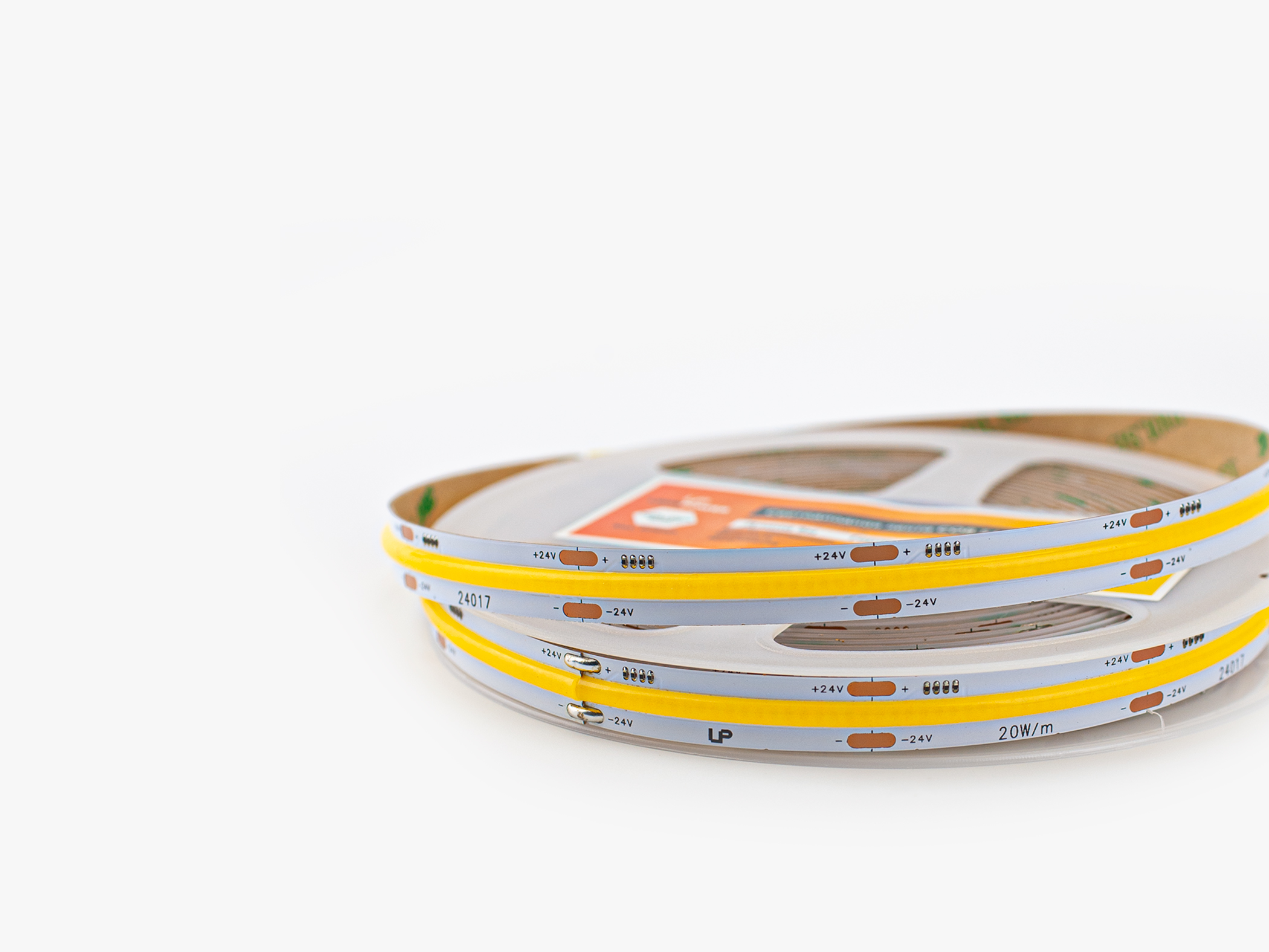 Монтаж: Светодиодная лента LEDS POWER COB 546/м (20Вт/м) 24В холодная (Холодная)