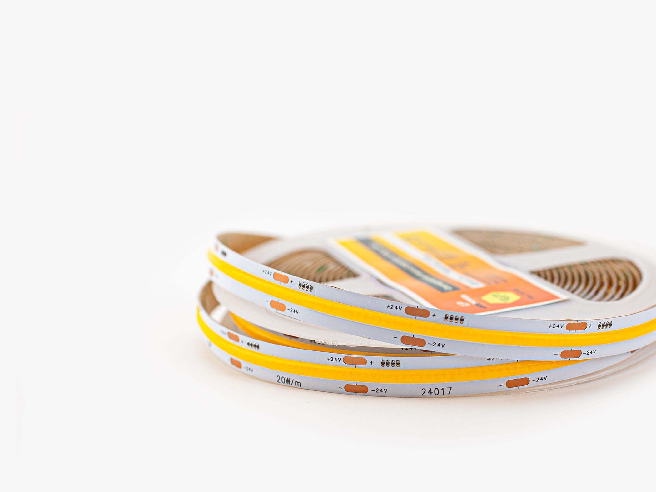 Монтаж: Светодиодная лента LEDS POWER COB 546/м (20Вт/м) 24В нейтральная (Нейтральная)