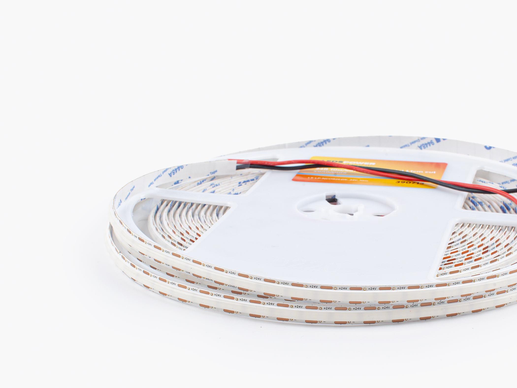Монтаж: Светодиодная лента LEDS POWER NEW COB 264/м (10Вт/м) 1,1cm cut 24В холодная 10м/кат (Холодная)