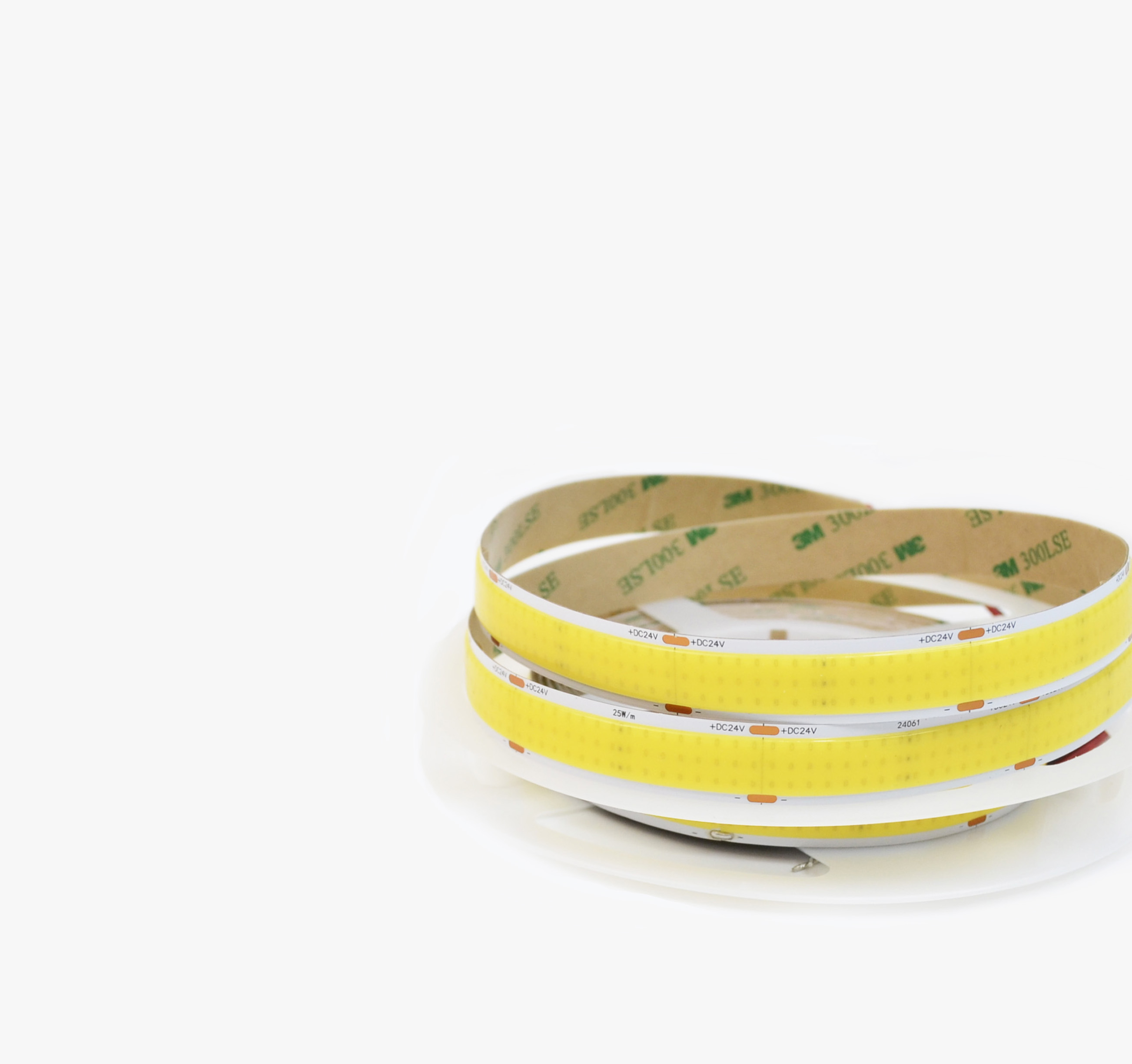 Монтаж: Светодиодная лента трехрядная LEDS POWER COB 960/м (24Вт/м) 24В холодная (холодная)