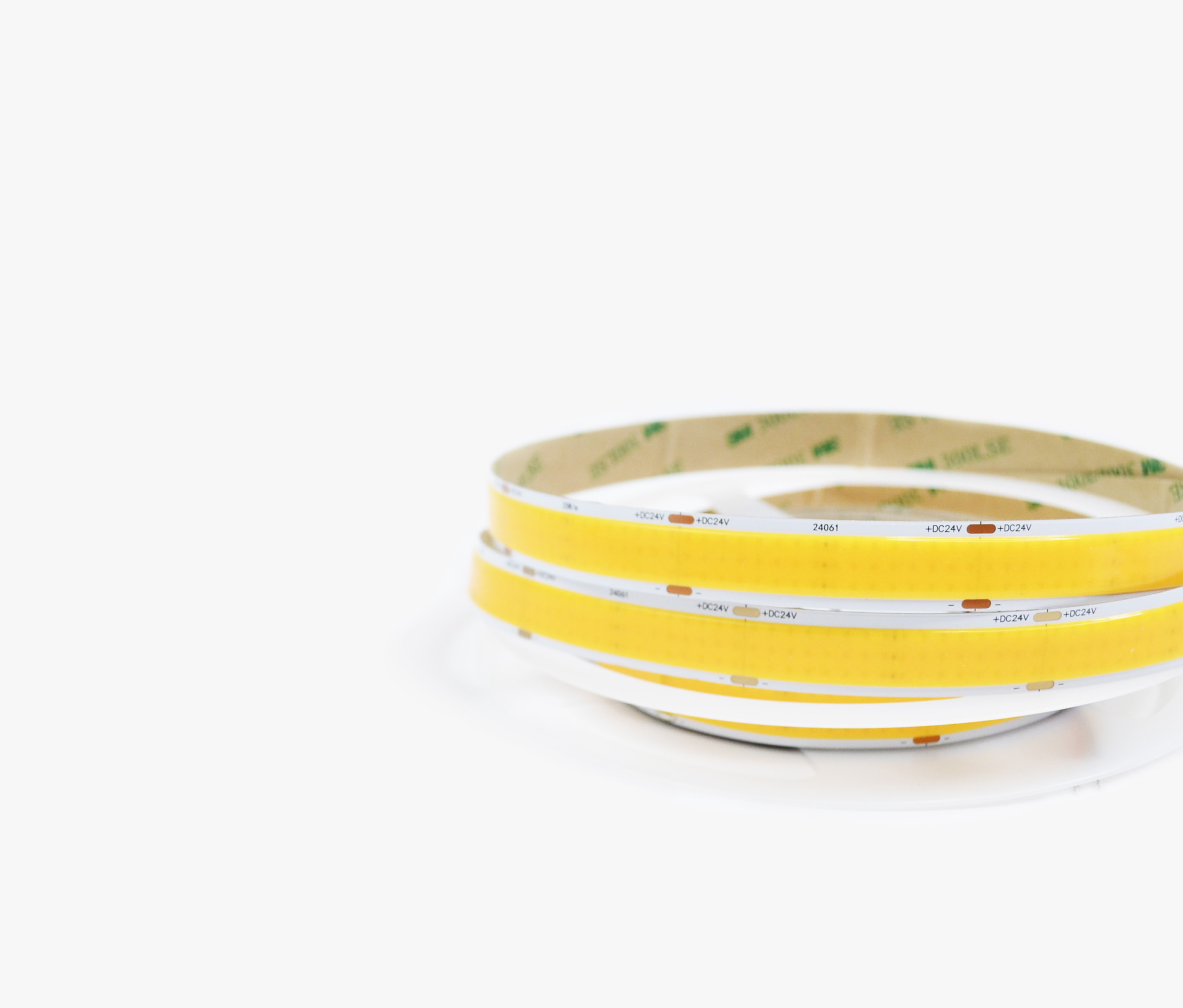 Монтаж: Светодиодная лента трехрядная LEDS POWER COB 960/м (24Вт/м) 24В теплая (Теплая)