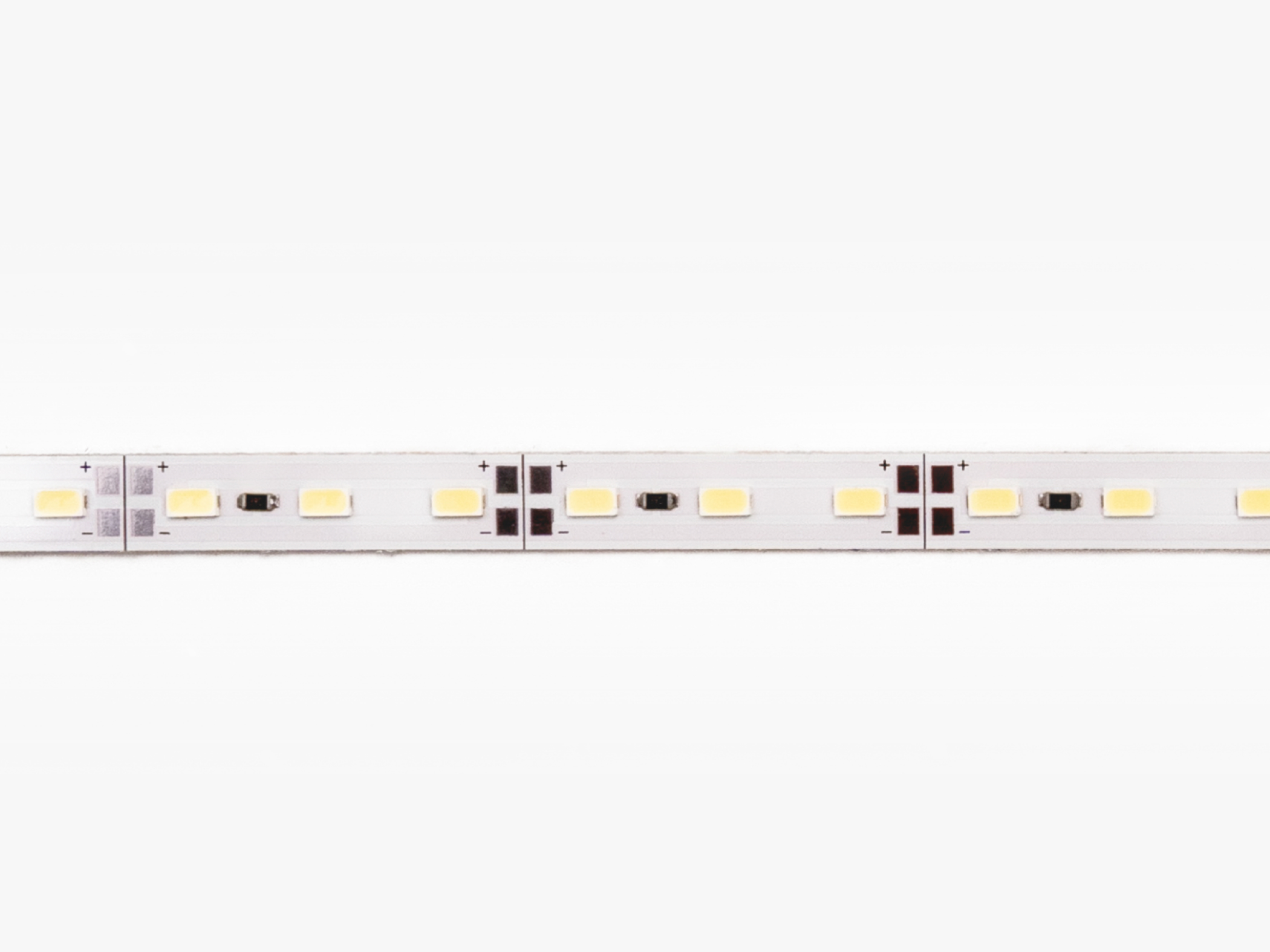 Монтаж: Светодиодная линейка 1м 5630 72/м 55-60Lm/LED (теплая)