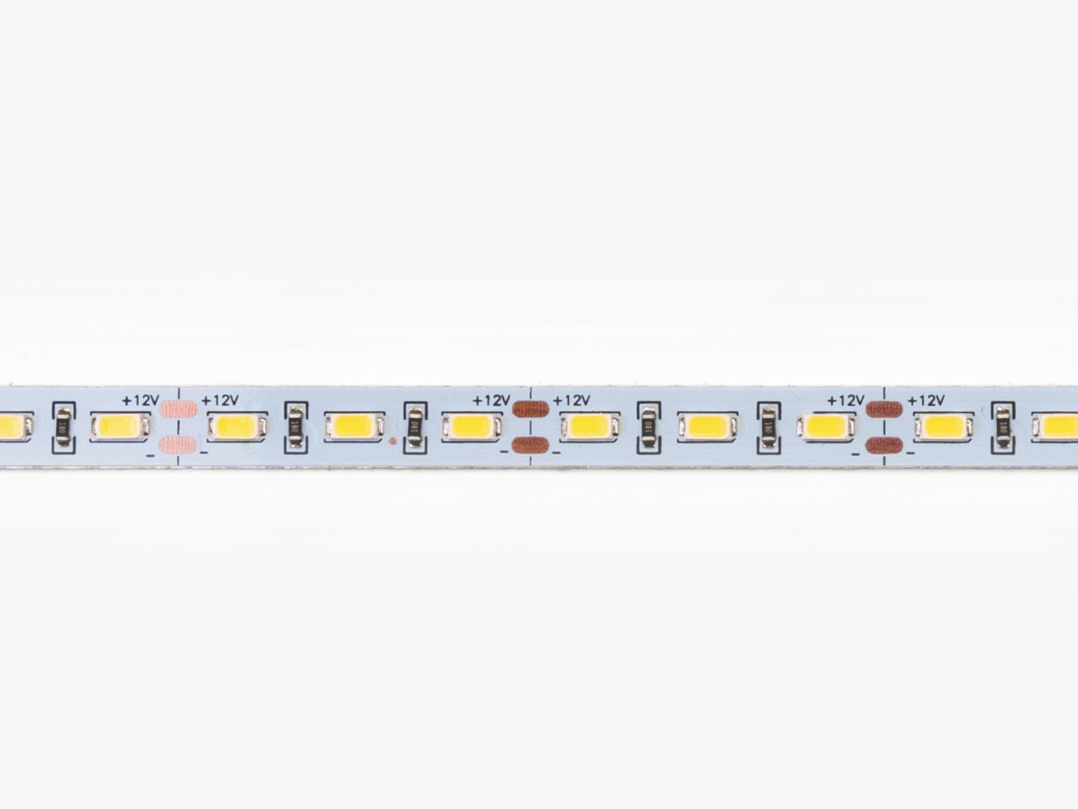 Монтаж: Светодиодная линейка 1м SMD5730 72шт (3М скотч) 45-50Lm/LED (холодная)