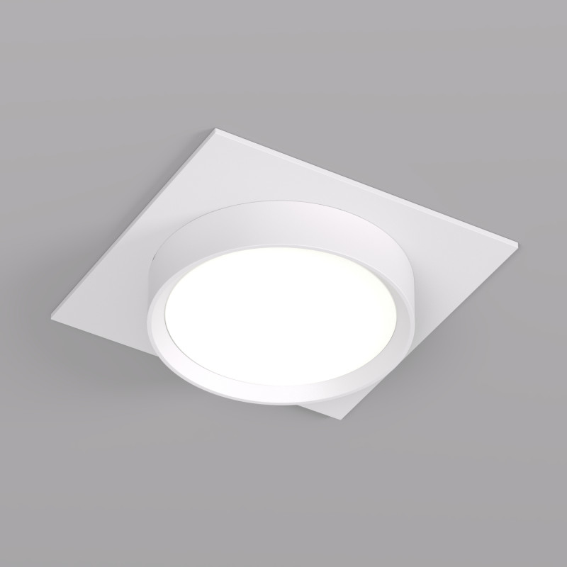 Точечный встраиваемый светильник FLAT DK2091-WH