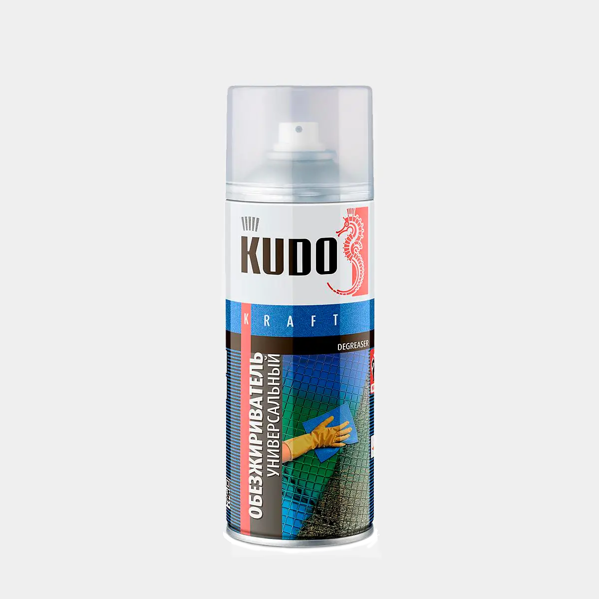 Обезжириватель поверхности KUDO "KU-9102", универсальный, аэрозоль, 0.52л