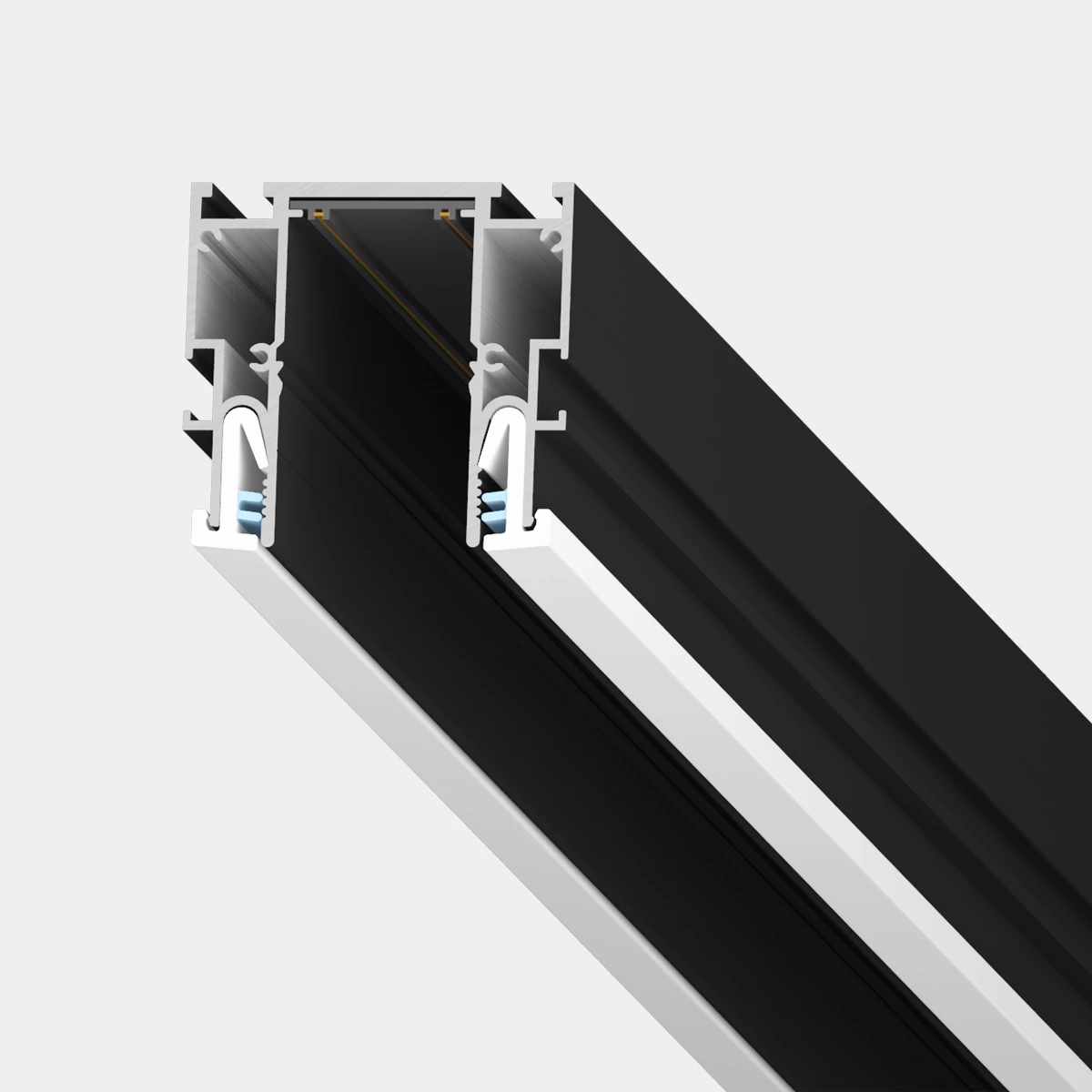 Трековая система LumFer Clamp Track 25 (220V) чёрный (2м)